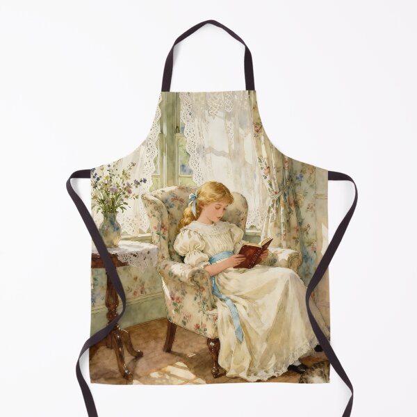 Item preview, Enchanted English Cottage Reading a book designed and sold by SoniaSarkali.