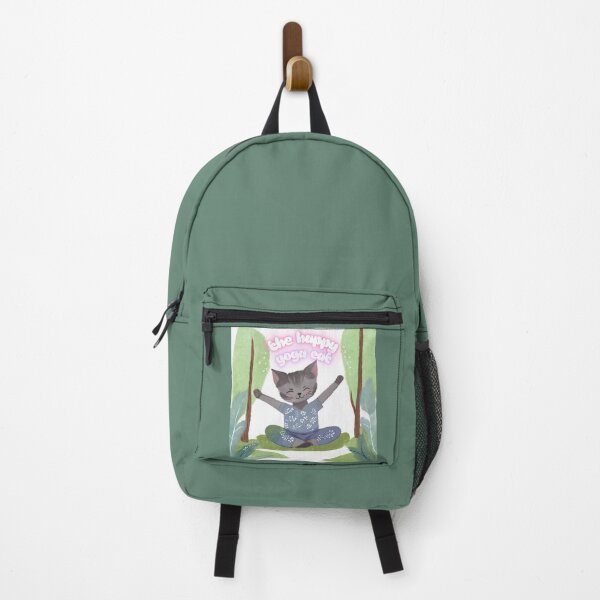 Item preview, The happy yoga cat designed and sold by clairelablanche.