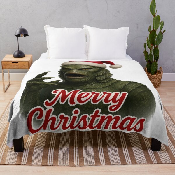 Item preview, Creature from the Black Lagoon Christmas 2 designed and sold by Retr0Tshirts.