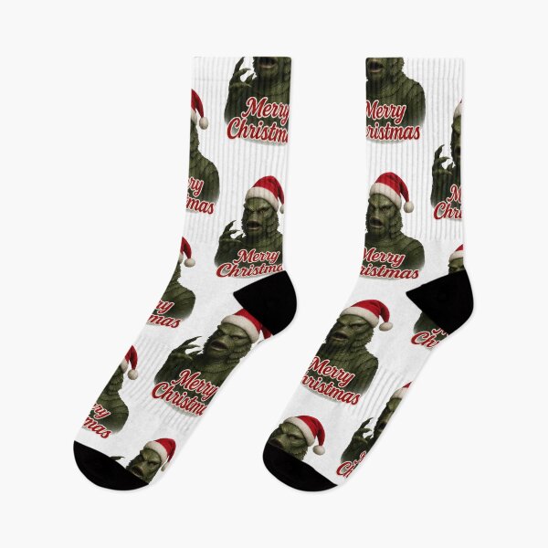 Item preview, Creature from the Black Lagoon Christmas 2 designed and sold by Retr0Tshirts.