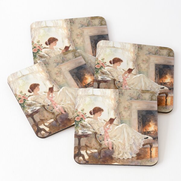 Item preview, Enchanted English Cottage Reading a book designed and sold by SoniaSarkali.