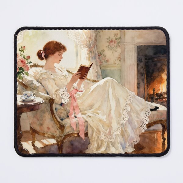 Item preview, Enchanted English Cottage Reading a book designed and sold by SoniaSarkali.