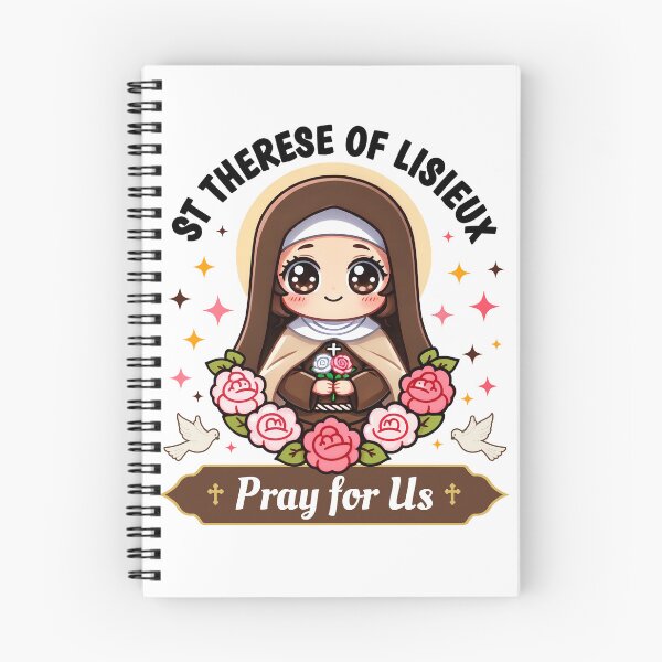 Item preview, St Therese of Lisieux Pray for Us Catholic Roses for Kids designed and sold by NUMAcreations.