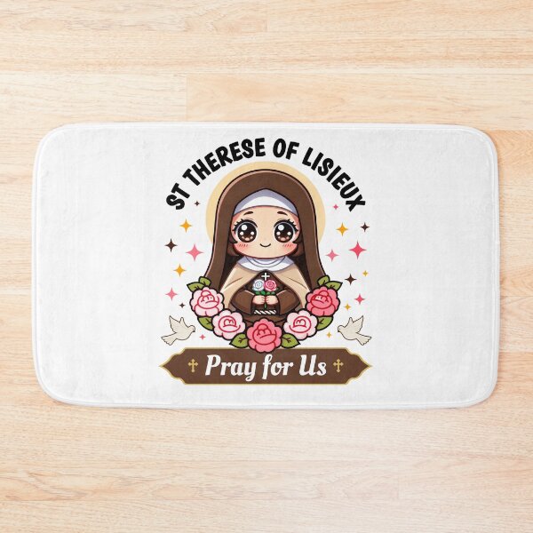 Item preview, St Therese of Lisieux Pray for Us Catholic Roses for Kids designed and sold by NUMAcreations.