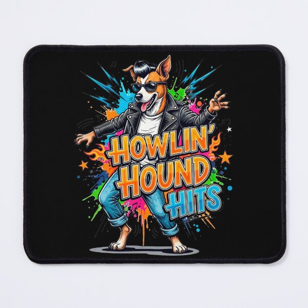 Item preview, Retro Rockabilly Dancing Dog Sticker T-Shirt Hoodie designed and sold by SholoStudio.