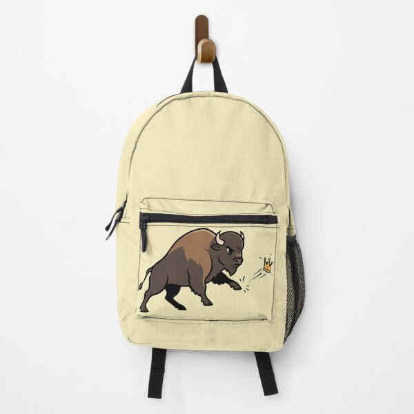 Item preview, The Powerful American Bison and the Broken Crown - No Kings in America designed and sold by Felinefinesse.