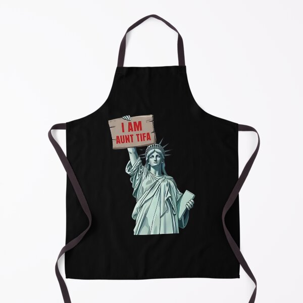 Item preview, Aunt Tifa - Fight Fascists, Statue of Liberty, Human Rights,Anti Trump, Amarican Flag designed and sold by cloudline-scb.