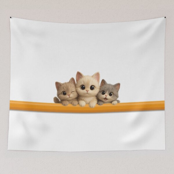 Item preview, Peeking Trio – The Cutest Cats Ever designed and sold by Bellassi.