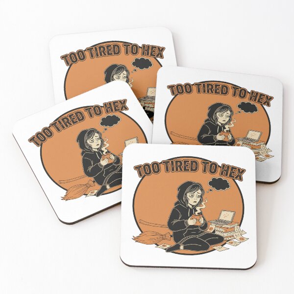 Item preview, Too Tired to Hex designed and sold by DRAINEDDSGN.