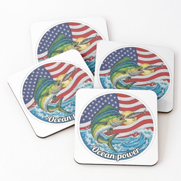 Item preview, Ocean fishing US designed and sold by GiftiqueNook.