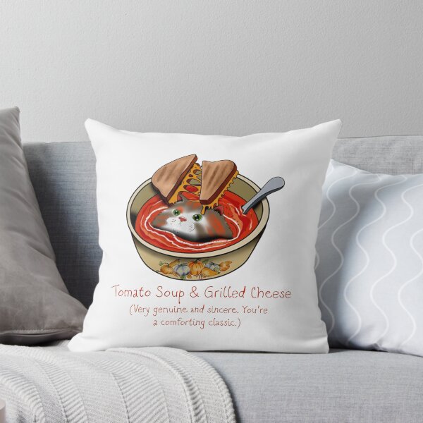 Item preview, Tomato Soup and Grilled Cheese Cat designed and sold by cozygamerstore.
