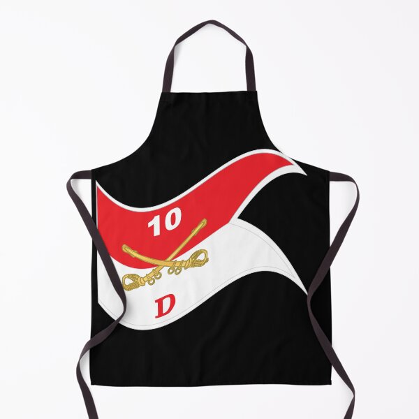 Item preview, Army - Delta Troop - 10th Cavalry Guidon w White Boundries X 300 - Waving designed and sold by Military Insignia Products.