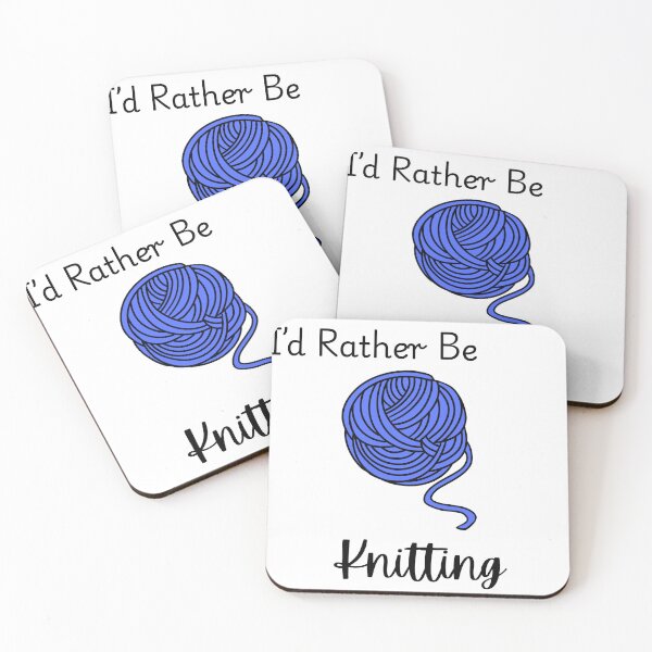 Item preview, I’d Rather Be Knitting designed and sold by MoonMothMakes.