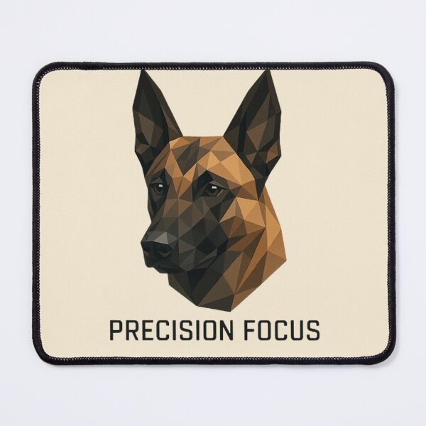 Item preview, Precision Focus - Geometric Belgian Malinois Low Poly Design designed and sold by MiLaKK.