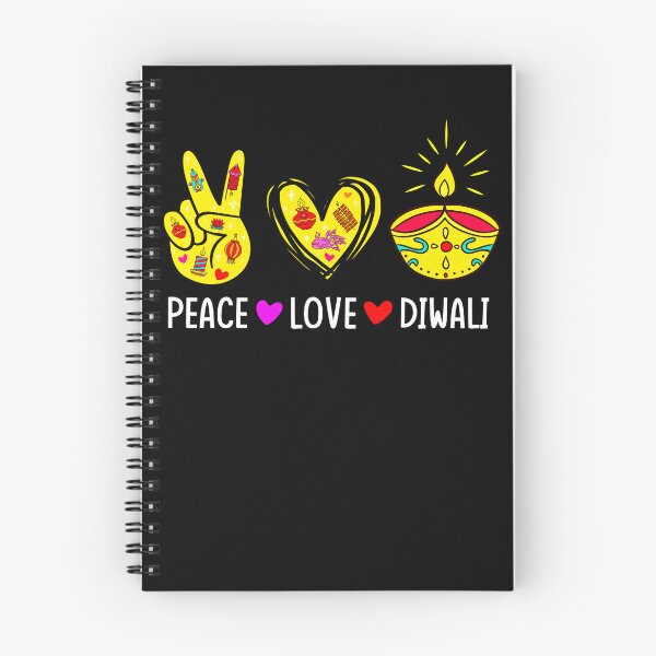 Item preview, Peace Love Diwali - Celebrate Deepavali Festival of lights designed and sold by NUMAcreations.