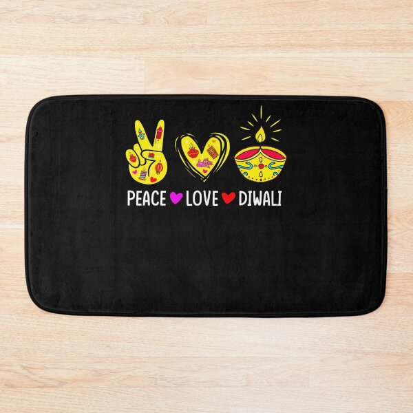 Item preview, Peace Love Diwali - Celebrate Deepavali Festival of lights designed and sold by NUMAcreations.