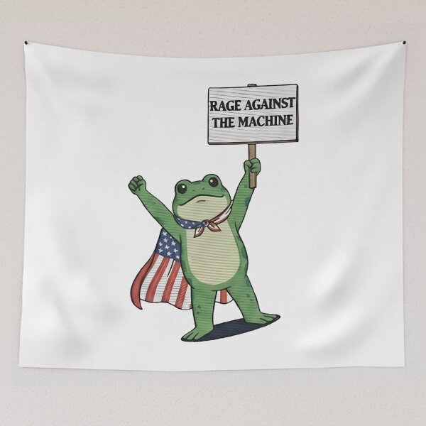 Item preview, Portland Frog Anti-ICE, Portland Frog Protester, Anti ICE, Deportation Resistance designed and sold by cloudline-scb.