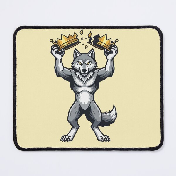 Item preview, The Fierce Wolf No Kings in America designed and sold by Felinefinesse.