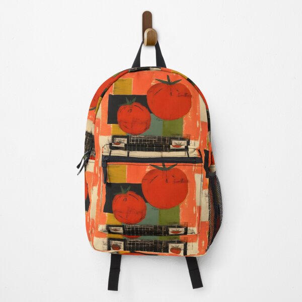 Item preview, Bold Geometry and Luscious Color- Vibrant Red Tomatoes in a Striking Abstract Composition designed and sold by OlfactoART Studio.