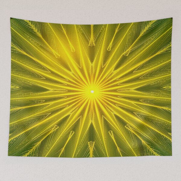 Item preview, Neo-Botanic Matrix “Photosynth Core” | Golden-Green Biolight Organic Pattern designed and sold by CMdigit.
