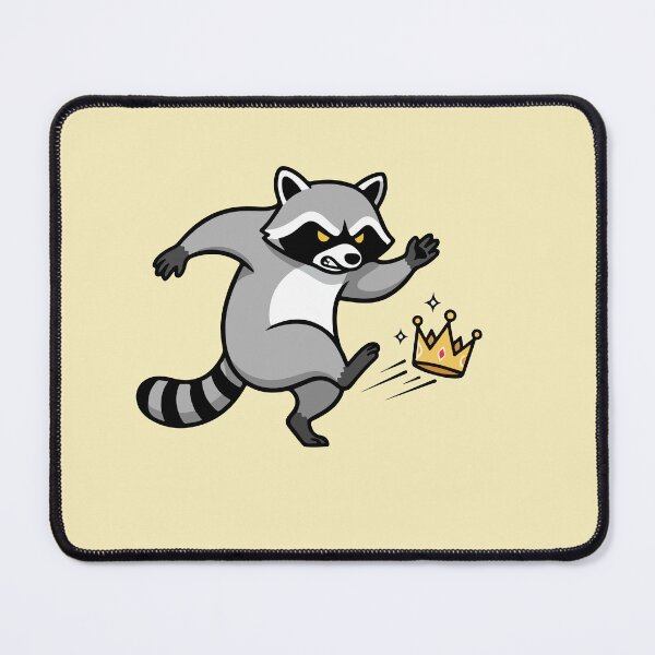 Item preview, The Rebellious Raccoon and the Broken Crown - No Kings in America designed and sold by Felinefinesse.