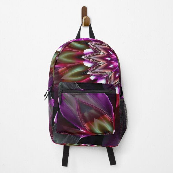Item preview, Neo-Botanic Matrix “Fractal Bloom” | Amethyst and Jade Geometric Floral Pattern designed and sold by CMdigit.