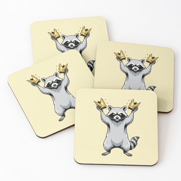 Item preview,  The Rebellious Raccoon  No Kings in America designed and sold by Felinefinesse.