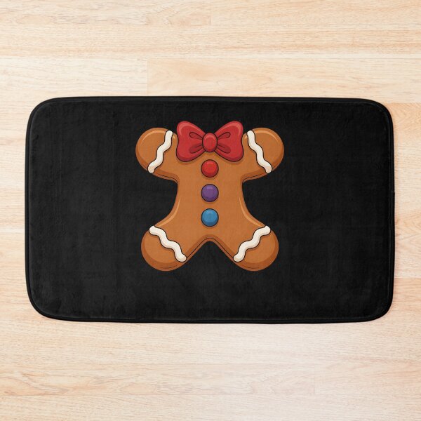 Item preview, Cute Gingerbread Man With Red Bow Christmas Kids Women Men  designed and sold by clothesy7.