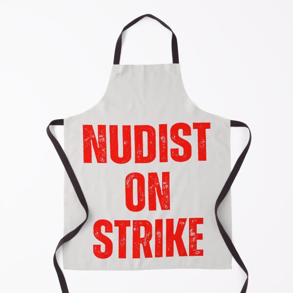 Item preview, Funny lazy Halloween costume Nudist on Strike designed and sold by erozzz.
