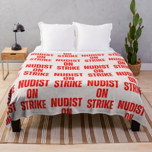 Item preview, Funny lazy Halloween costume Nudist on Strike designed and sold by erozzz.