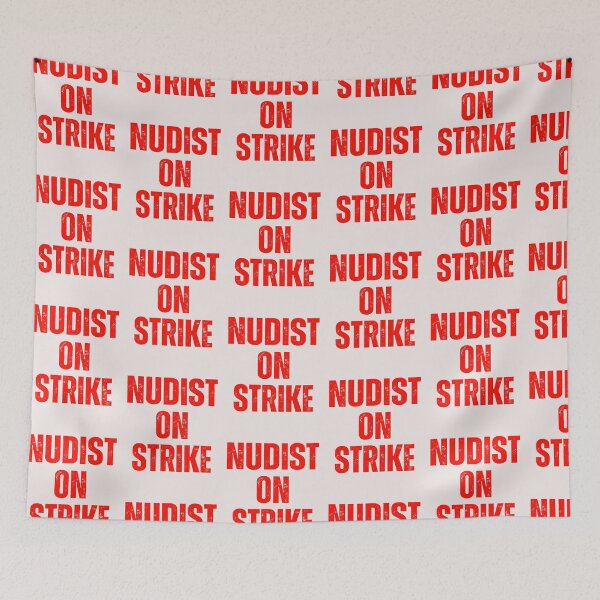 Item preview, Funny lazy Halloween costume Nudist on Strike designed and sold by erozzz.