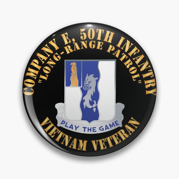 Item preview, Army - DUI - Company E, 50th Infantry Regiment, Long-Range Patrol - Vietnam Veteran X 300 designed and sold by Military Insignia Products.