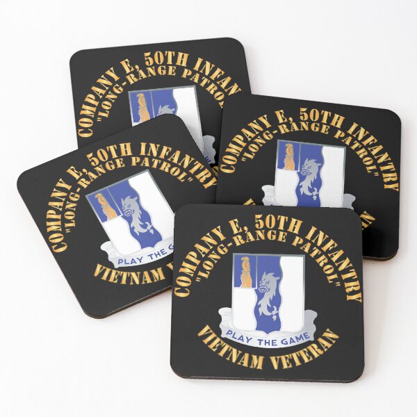 Item preview, Army - DUI - Company E, 50th Infantry Regiment, Long-Range Patrol - Vietnam Veteran X 300 designed and sold by Military Insignia Products.