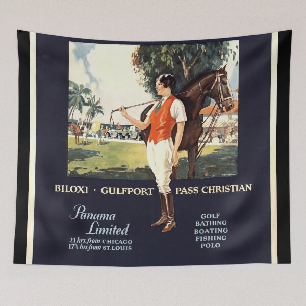 Item preview, Vintage Mississippi Gulf Coast Travel Poster | Biloxi Gulfport & Pass Christian | Art Deco Style with Leisure  Luxury designed and sold by artofuniverse.