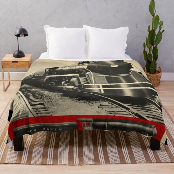 Item preview, Vintage STEAM POWER Poster | New Haven Railroad Art | Black & White Locomotive Print | Industrial Era Wall Decor History designed and sold by artofuniverse.