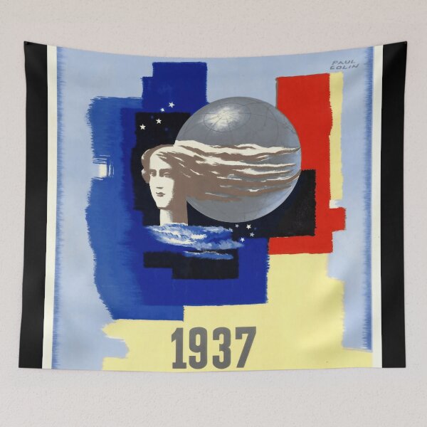 Item preview, 1937 Paris Exposition Poster | Vintage Art Print by Paul Colin | Modernist Deco Style | International Arts & Technology Event designed and sold by artofuniverse.
