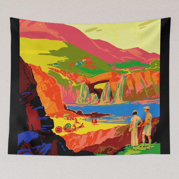 Item preview, Vintage Travel Poster | Kuling Mountain Resort China | Art Deco Style | Vibrant Colors & Scenic Beauty | Lushan Tourism Art designed and sold by artofuniverse.