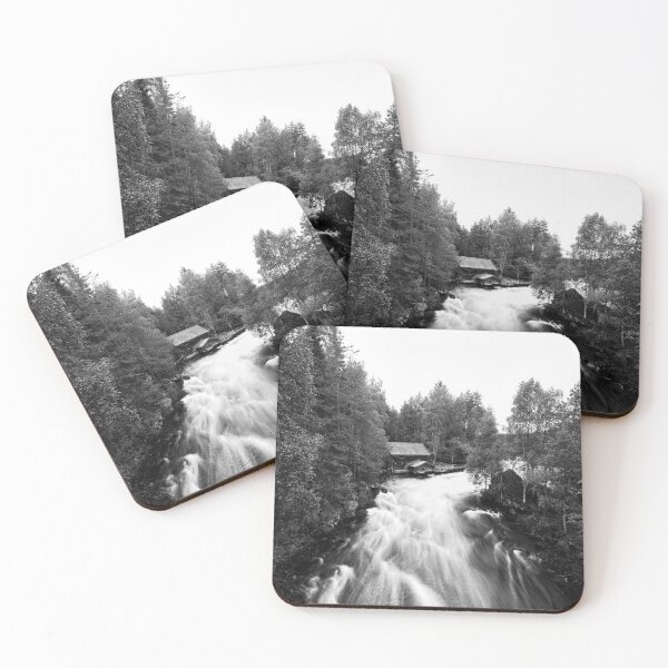 Item preview, Myllykoski and the mill. Kuusamo, Pieni karhunkierros 2025 bw designed and sold by Jouko Lehto Photography.