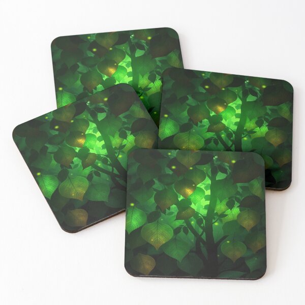 Item preview, Neo-Botanic Matrix “Synthetic Canopy” | Emerald Forest Tech-Leaf Pattern designed and sold by CMdigit.