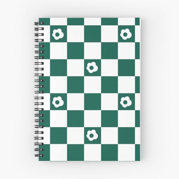 Item preview, DARK GREEN FLORAL CHECK PRINT designed and sold by BAB3-D3SIGNS.