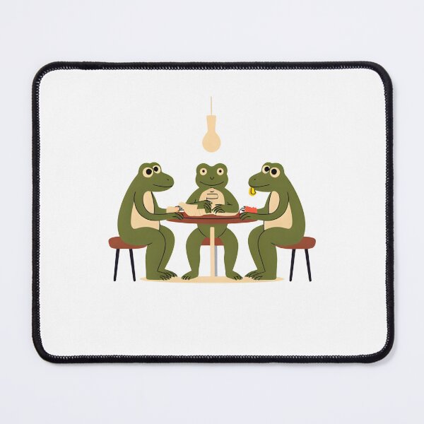 Item preview, Frogs drinking coffee Sticker designed and sold by chaieb shoop.