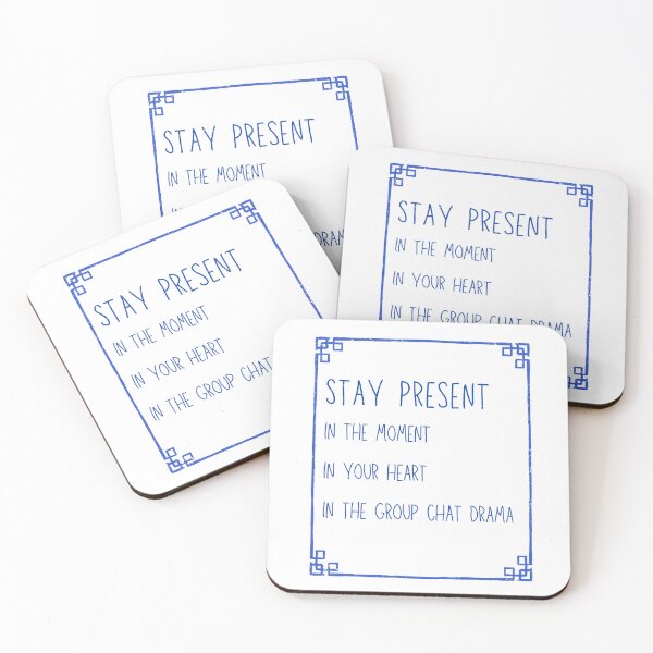 Item preview, Stay Present: humour designed and sold by Bentenya.