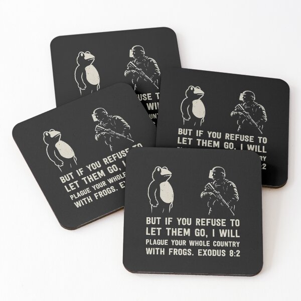 Item preview, Portland Protest Frog, Exodus 8-2 Bible Verse, Anti ICE Political, Let My People Go Protest, Christian Social Justice designed and sold by cloudline-scb.