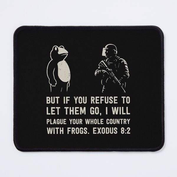 Item preview, Portland Protest Frog, Exodus 8-2 Bible Verse, Anti ICE Political, Let My People Go Protest, Christian Social Justice designed and sold by cloudline-scb.