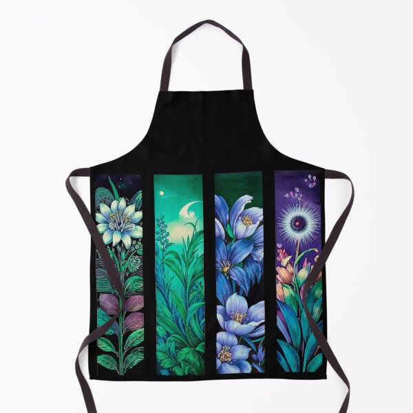 Item preview, Vibrant Purple Floral Stained Glass Panels designed and sold by LanaGustavsson.