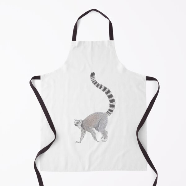 Item preview, Ring Tailed Lemur Monkey Wildlife Art designed and sold by Lauren Fitton Illustration.