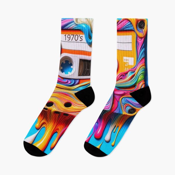 Item preview, 1970s Disco Cassette – Psychedelic Pop Art designed and sold by daweave77.