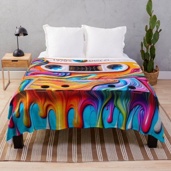 Item preview, 1970s Disco Cassette – Psychedelic Pop Art designed and sold by daweave77.