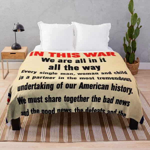 Item preview, Vintage WWII Propaganda Poster | USA 1941 | Patriotic War Effort Art | Pearl Harbor Unity | Roosevelt Speech Print designed and sold by artofuniverse.