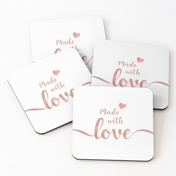 Item preview, Made with Love, Cute Minimalist Sticker for Creators & Gift Wrapping designed and sold by Moodune.